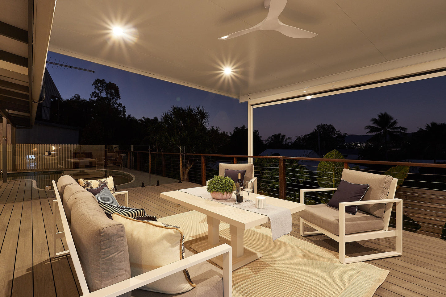 Insulated Flyover Patio Roof- 7m x 6m- Supply & Install QHI National