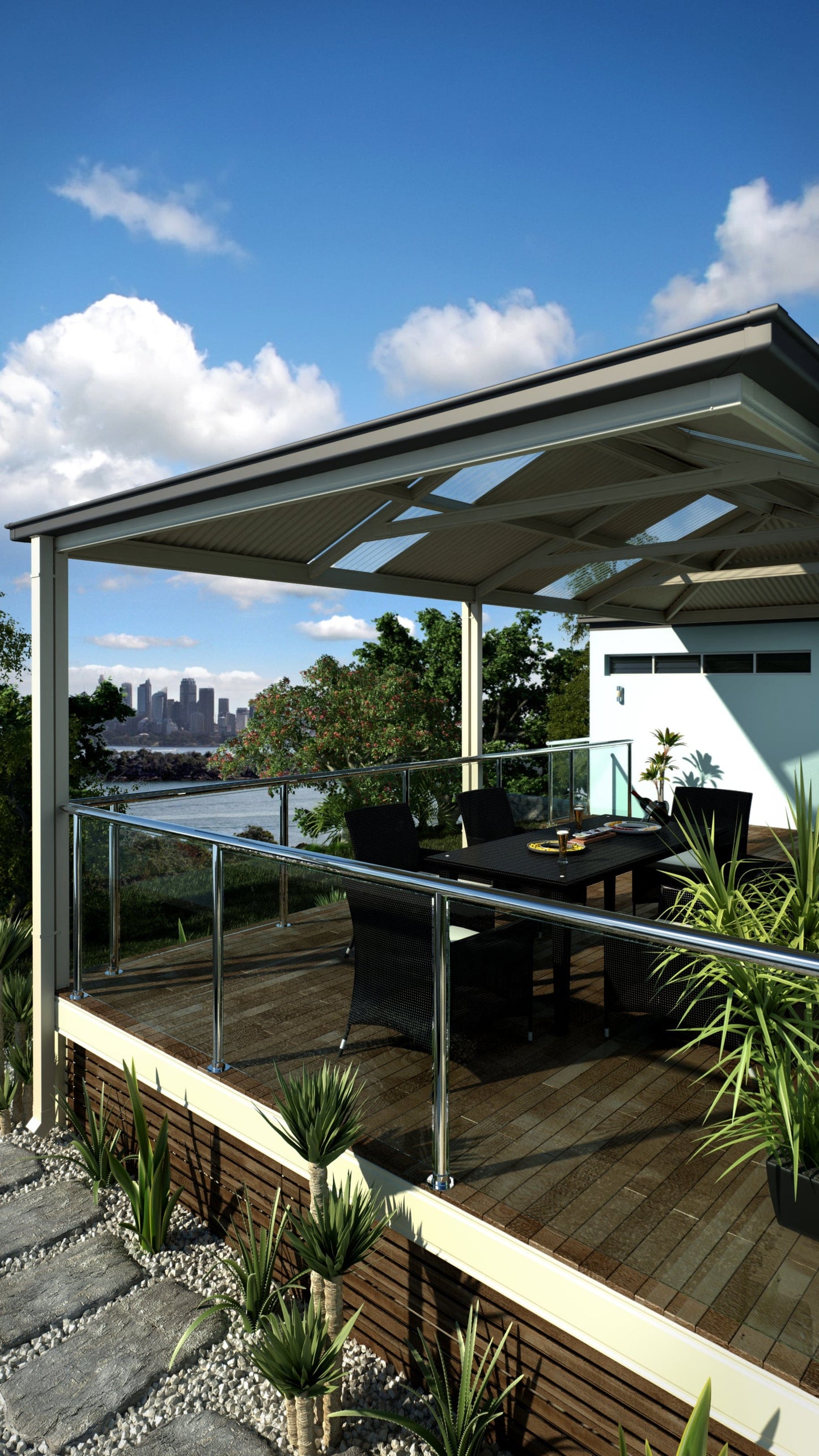 Deck and Roof- 8m x 4m-  Supply & Install QHI National