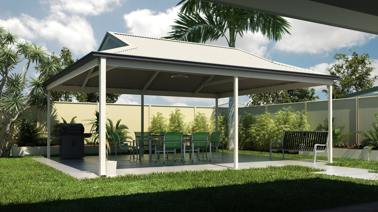 Dutch Gable Patio - 12m x 4m- Supply & Install QHI National