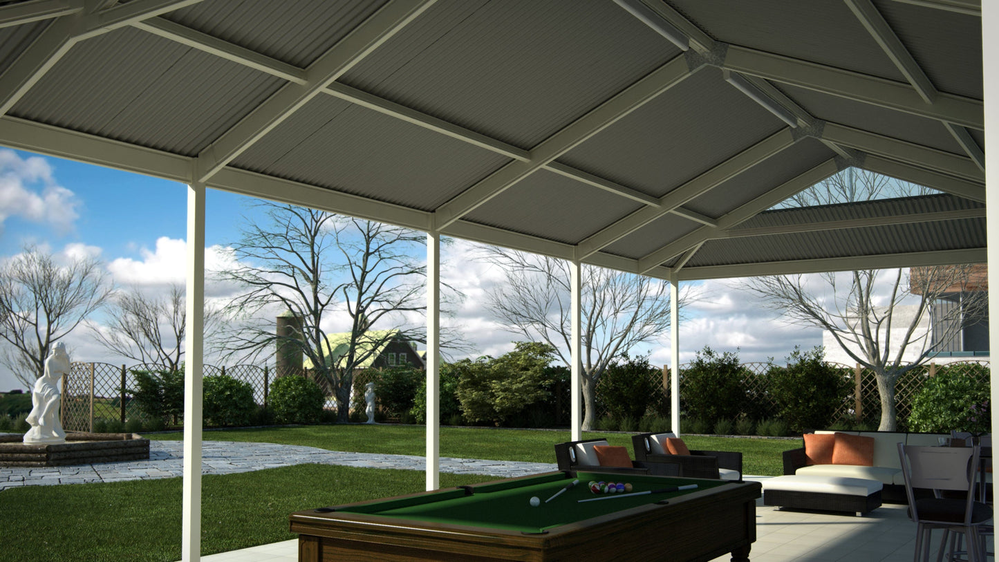 Dutch Gable Patio - 6m x 4m- Supply & Install QHI National