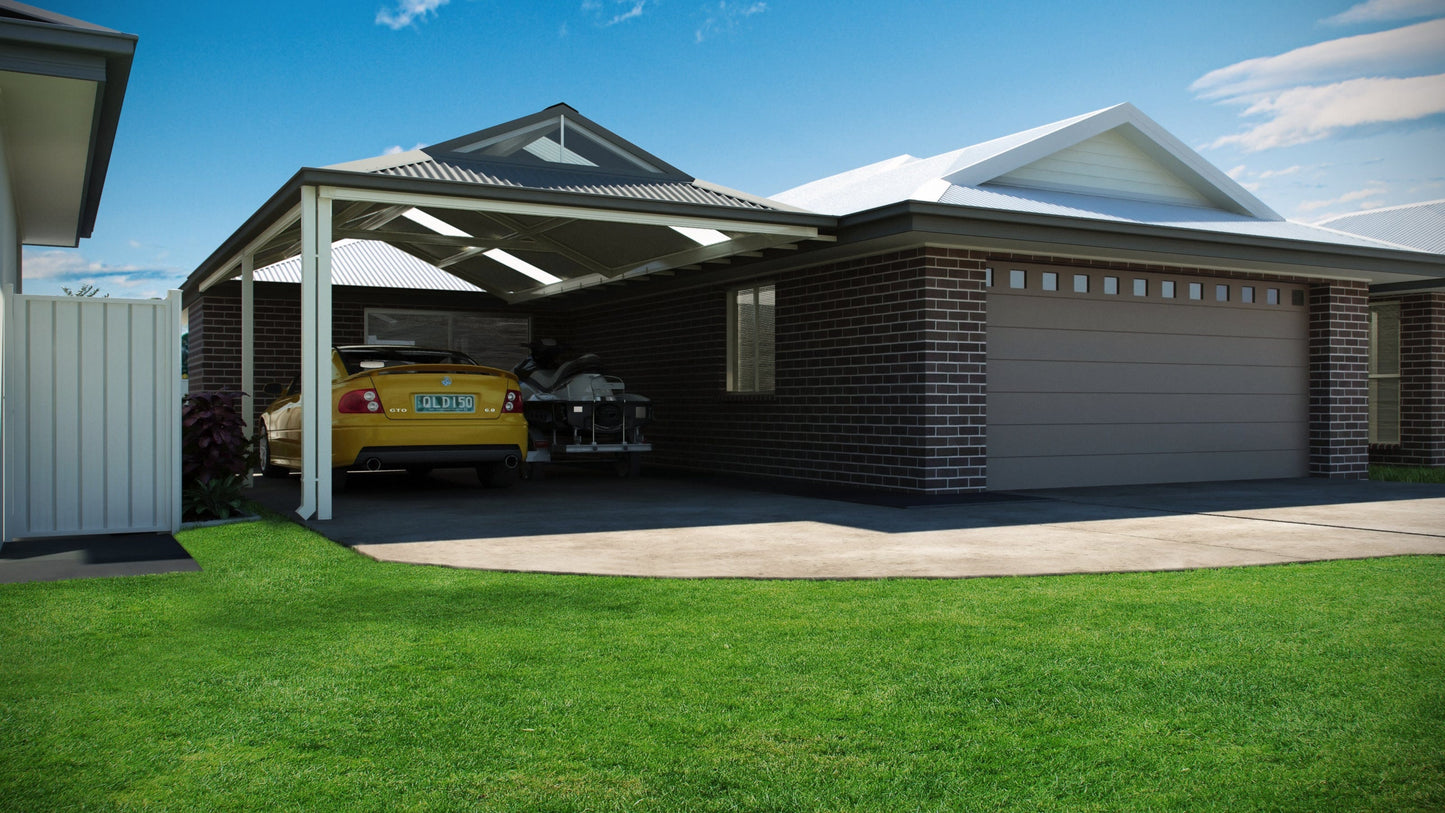 Dutch Gable Patio - 8m x 4m- Supply & Install QHI National