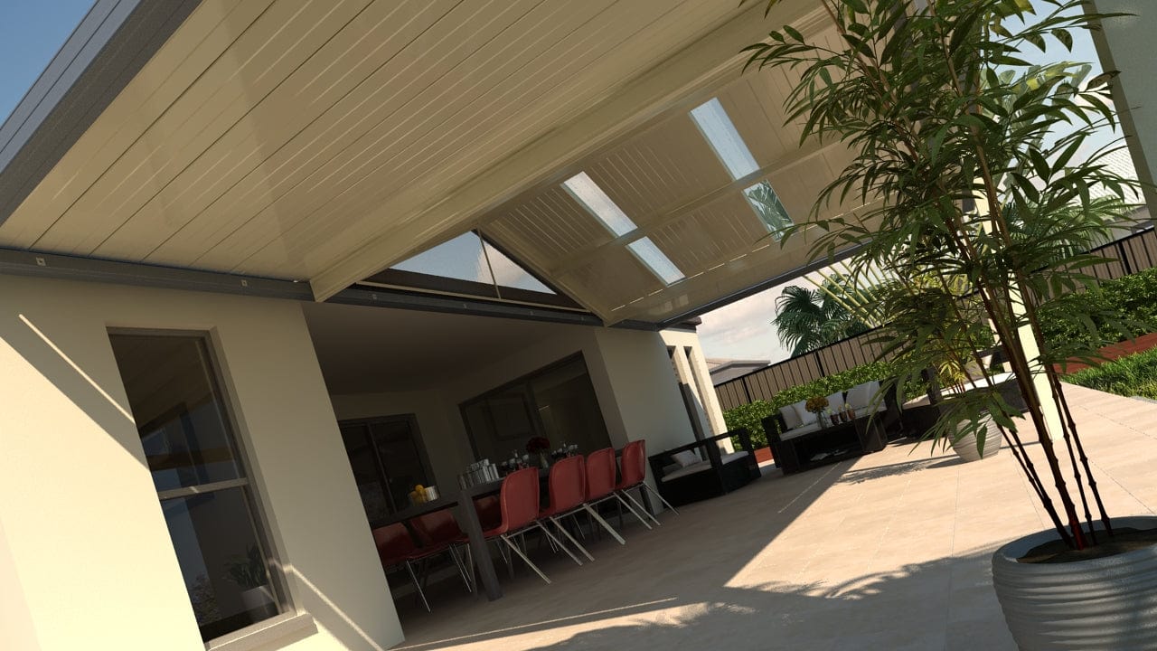 Dutch Gable Patio - 8m x 4m- Supply & Install QHI National