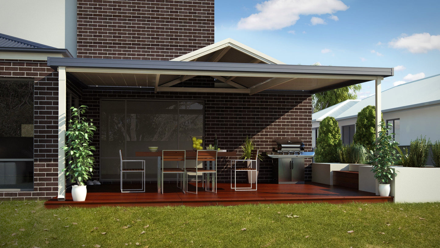Dutch Gable Patio - 8m x 4m- Supply & Install QHI National