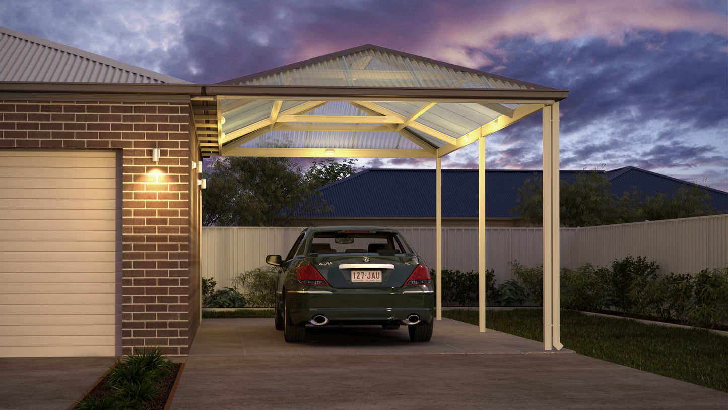 Gable Carport - 6m x 4m- Supply & Install QHI National