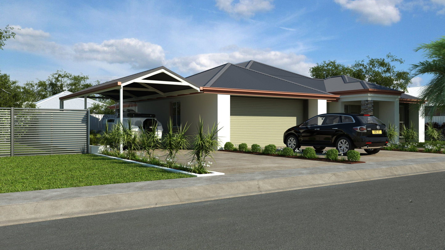 Gable Carport - 6m x 4m- Supply & Install QHI National