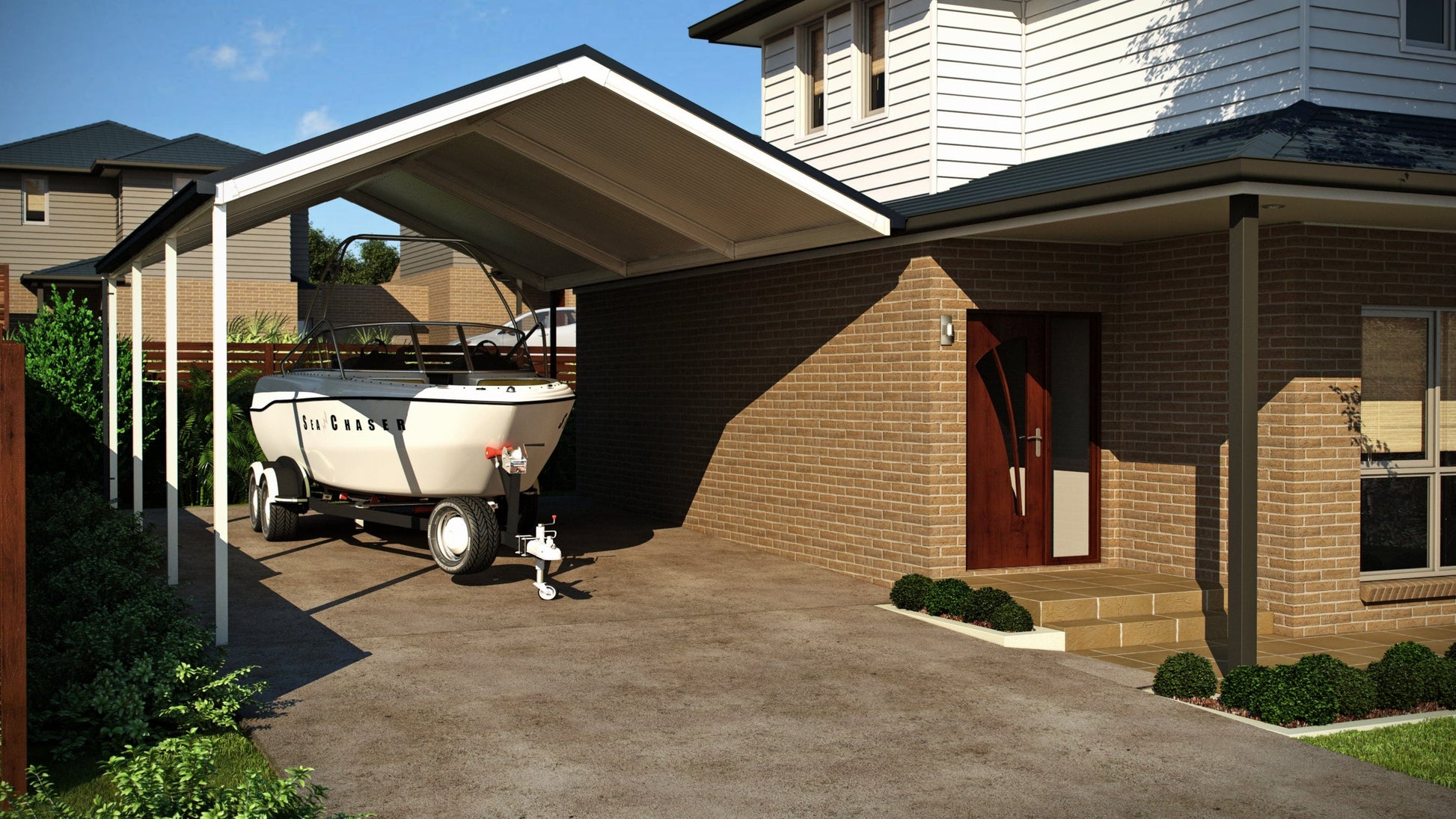 Gable Carport - 6m x 4m- Supply & Install QHI National