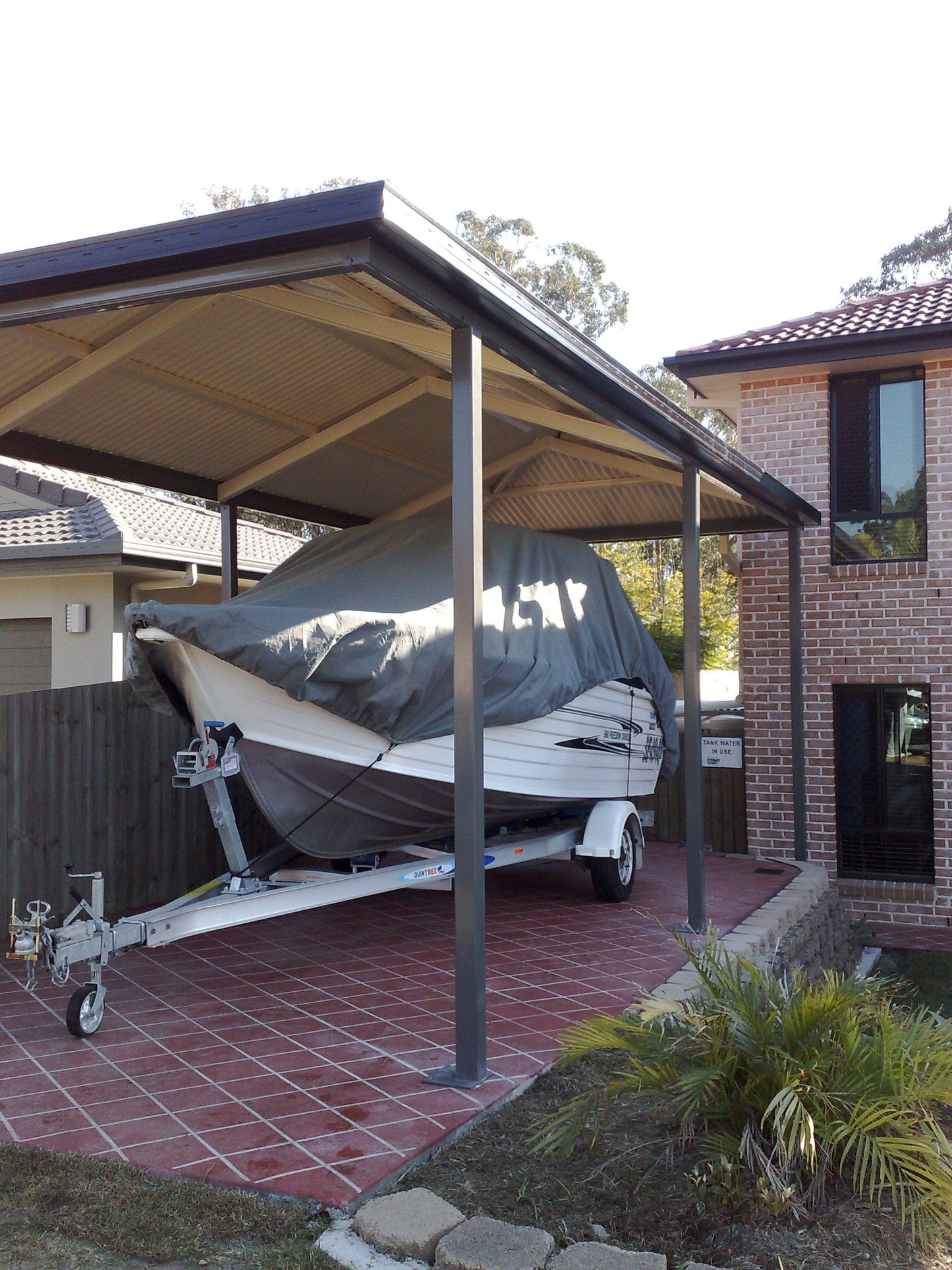 Gable Carport - 7m x 4m- Supply & Install QHI National