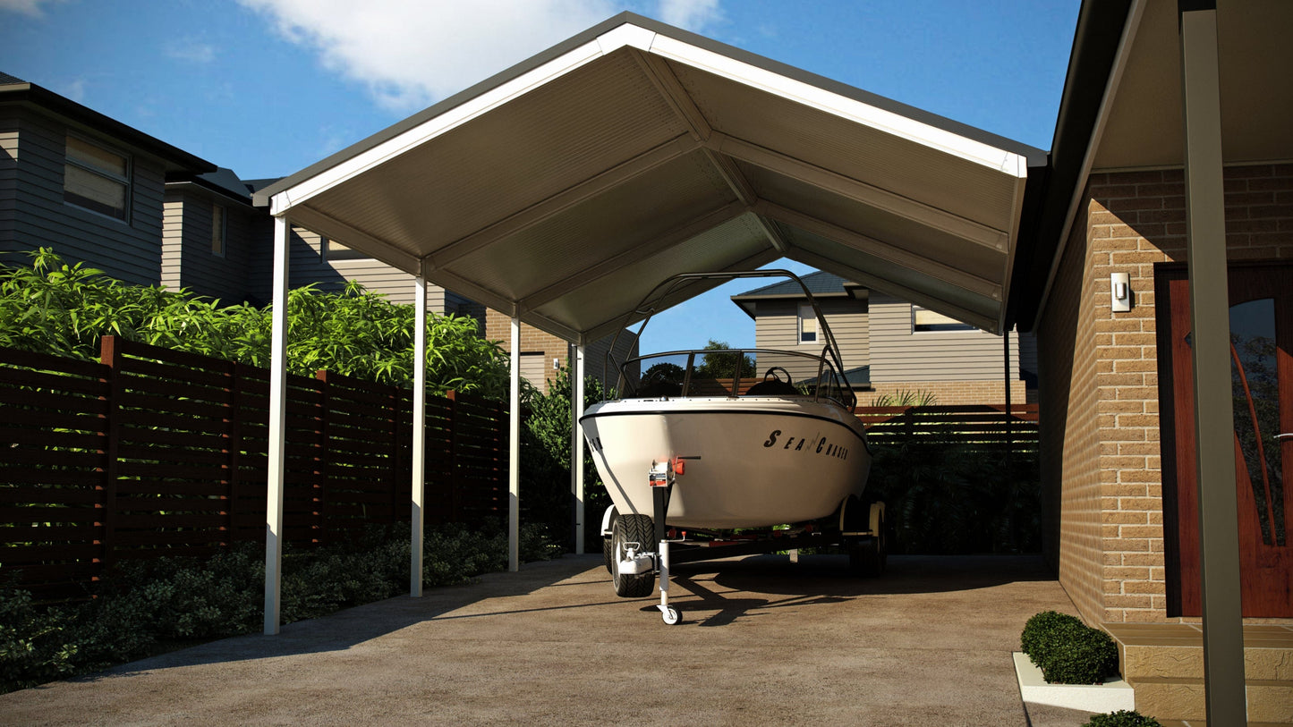 Gable Carport - 7m x 4m- Supply & Install QHI National