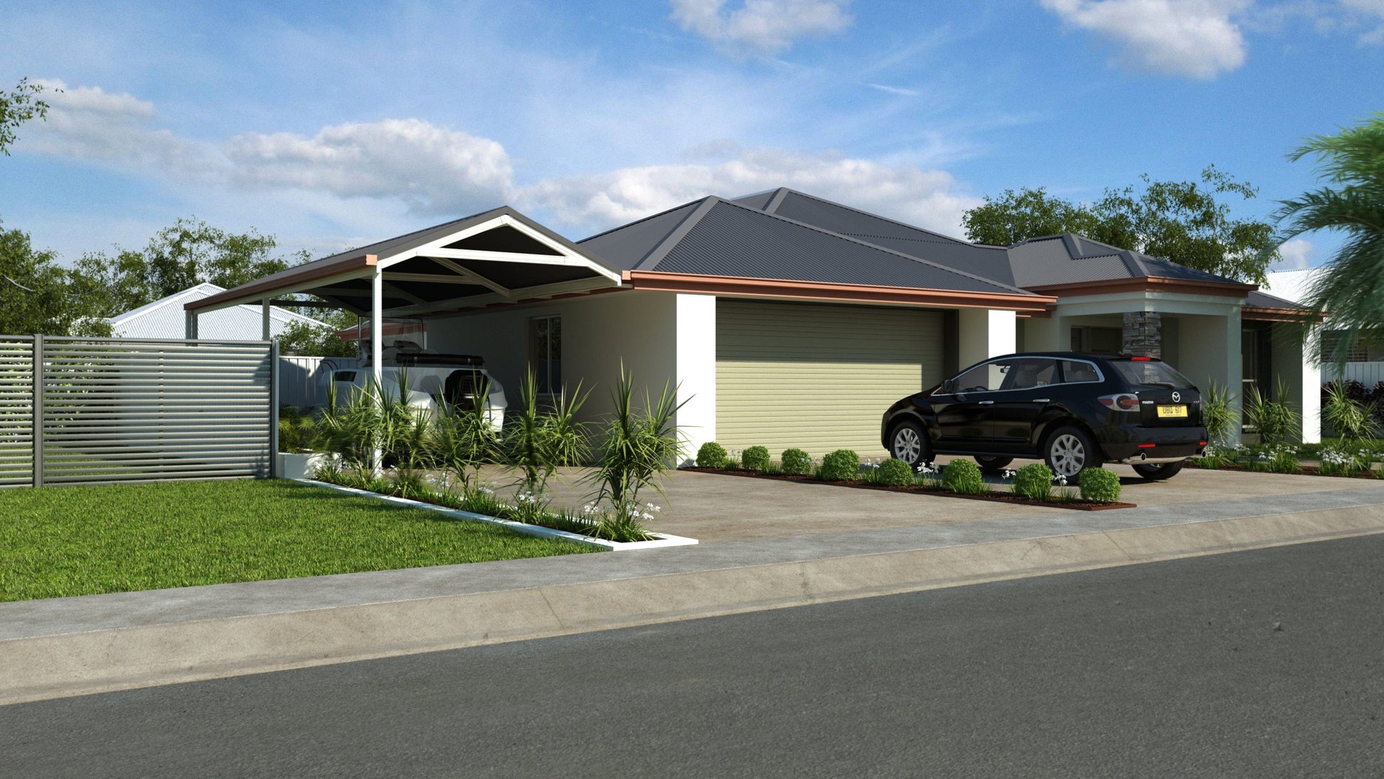 Gable Carport - 7m x 6m- Supply & Install QHI National