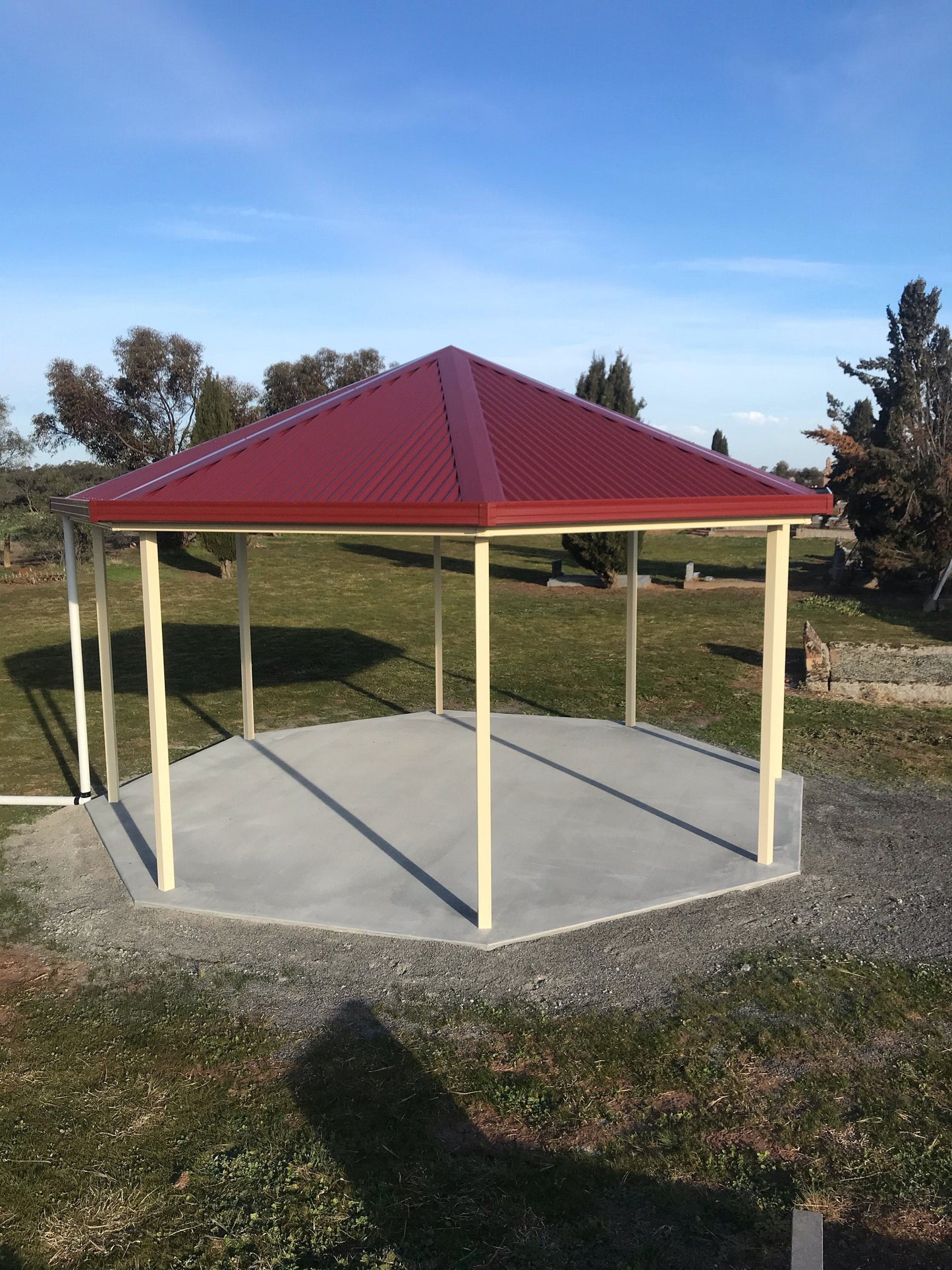 Gazebo - 6-sided 4m- Supply & Install QHI National