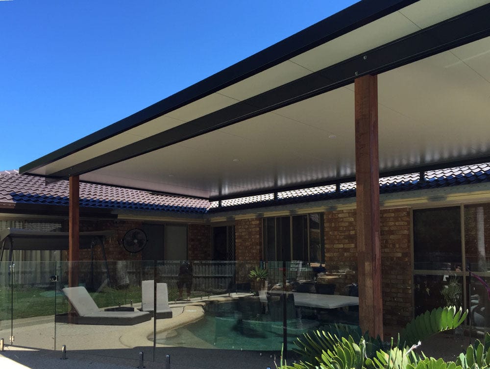 Insulated Flyover Patio Roof- 11m x 9m- Supply & Install QHI National
