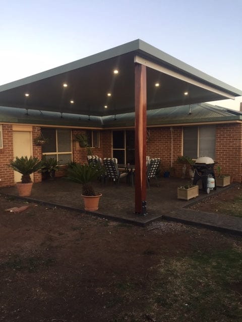 Insulated Flyover Patio Roof- 11m x 9m- Supply & Install QHI National