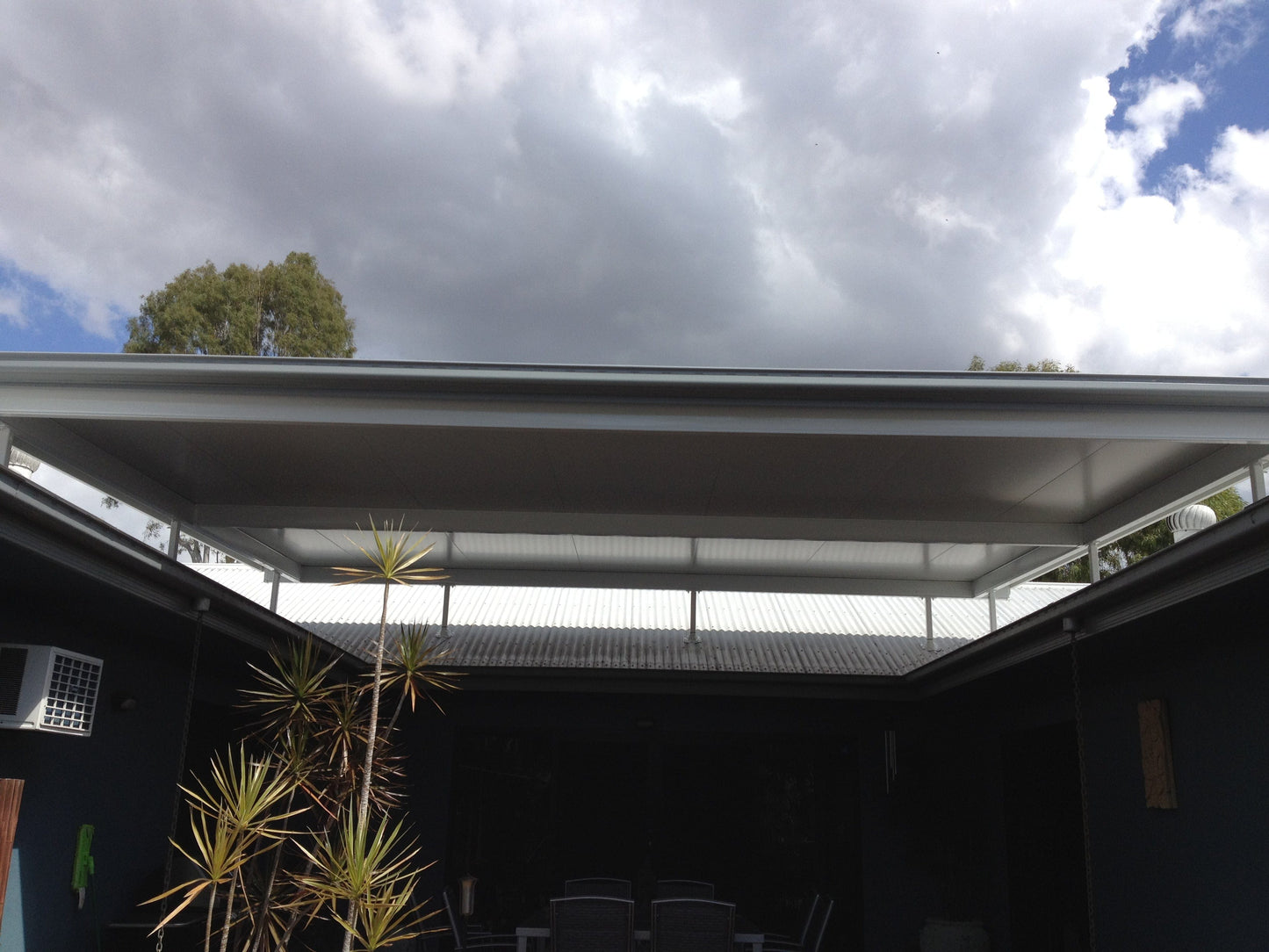Insulated Flyover Patio Roof- 11m x 9m- Supply & Install QHI National