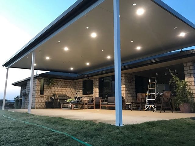 Insulated Flyover Patio Roof- 11m x 9m- Supply & Install QHI National