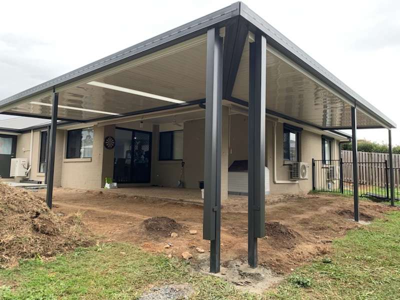 INSULATED Skillion Patio - 10m x 6m- Supply & Install QHI National