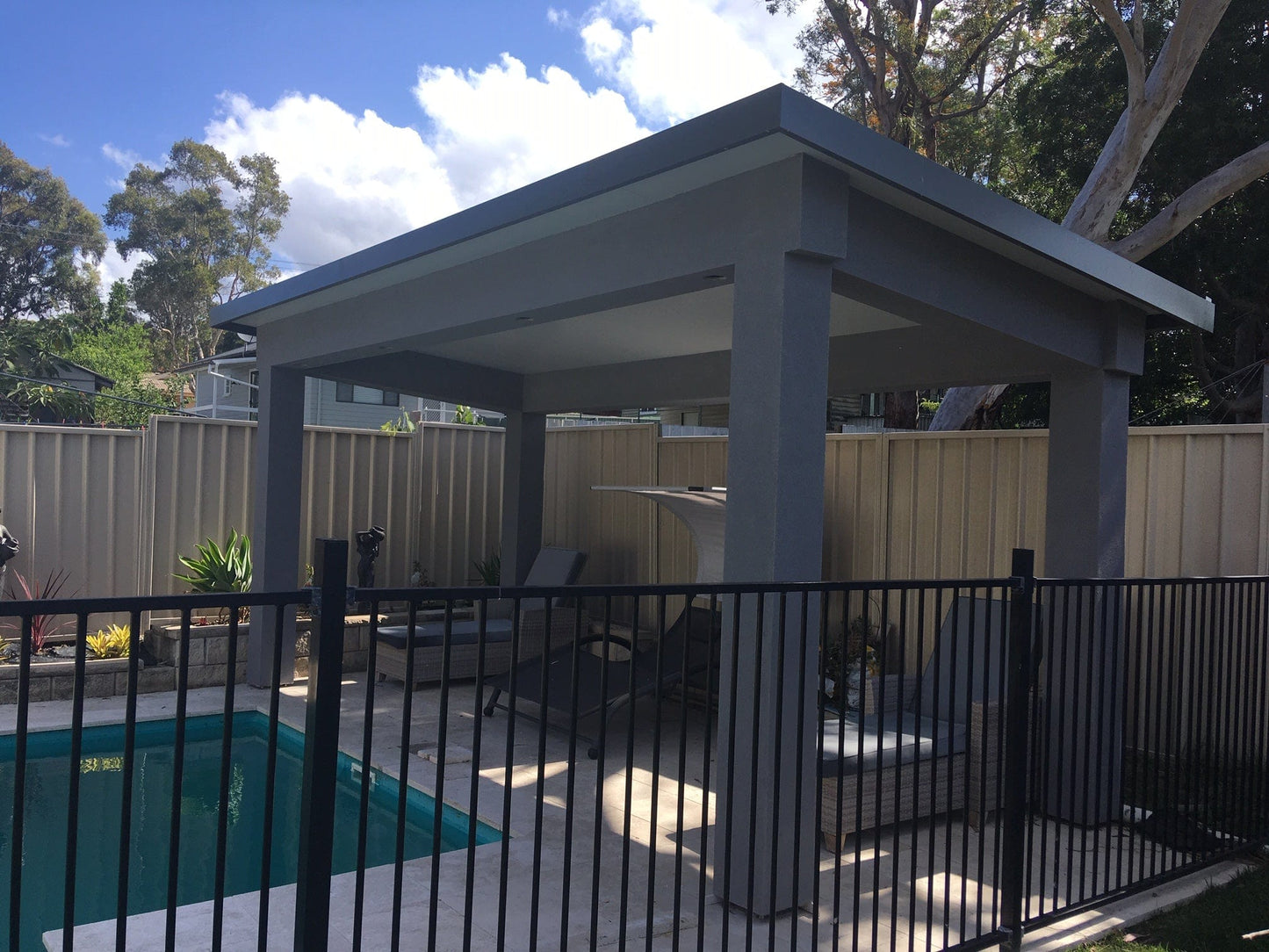 INSULATED Skillion Patio - 3m x 3m- Supply & Install QHI National