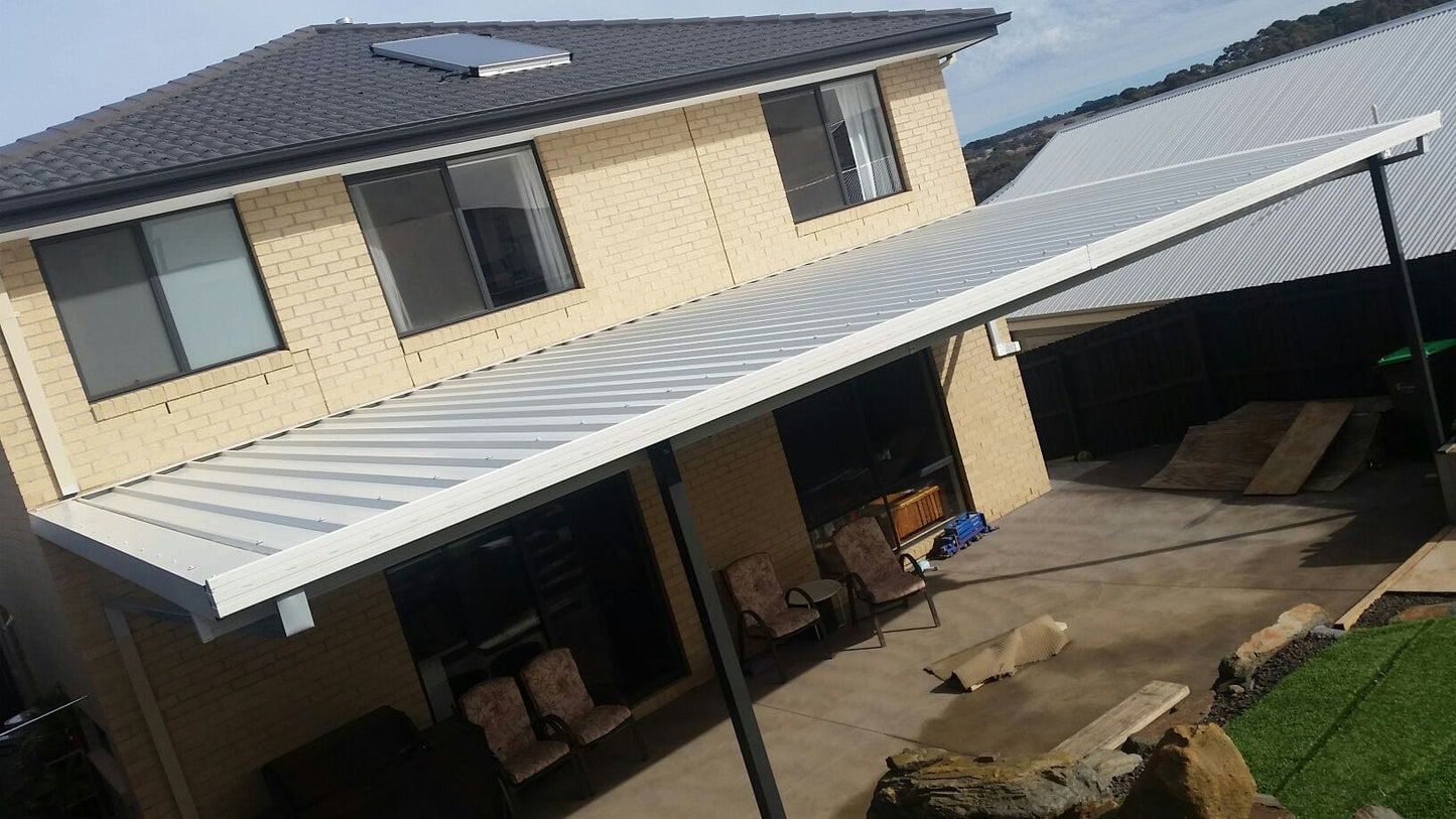 INSULATED Skillion Patio - 7m x 4m- Supply & Install QHI National