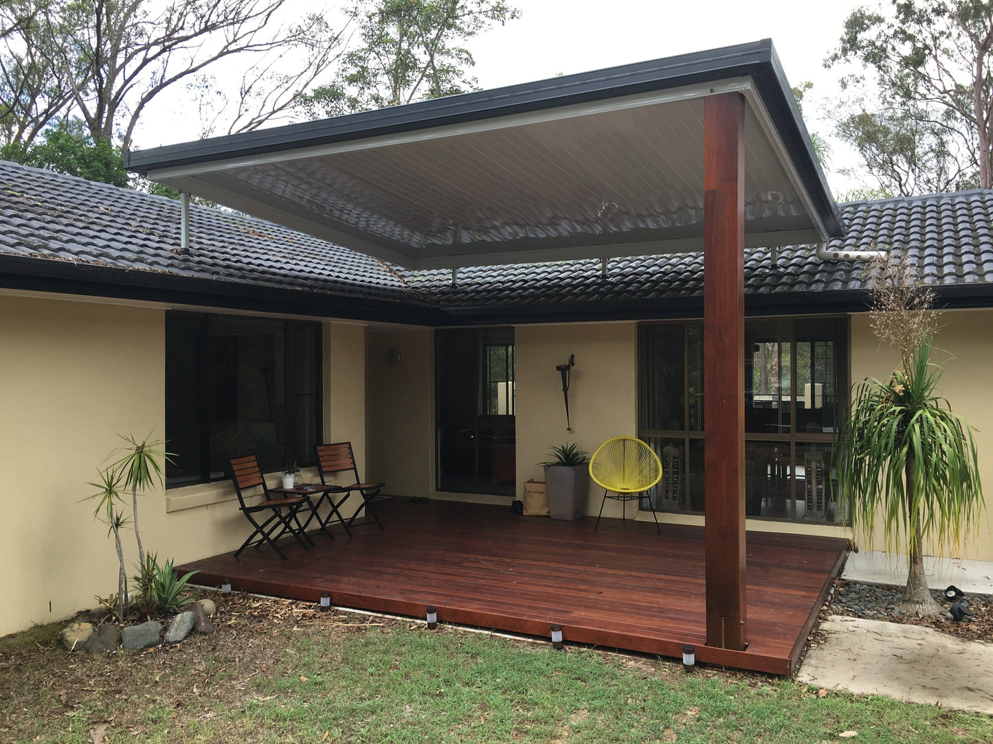 Non-Insulated Flyover Patio Roof - 10m x 4m- Supply & Install QHI National