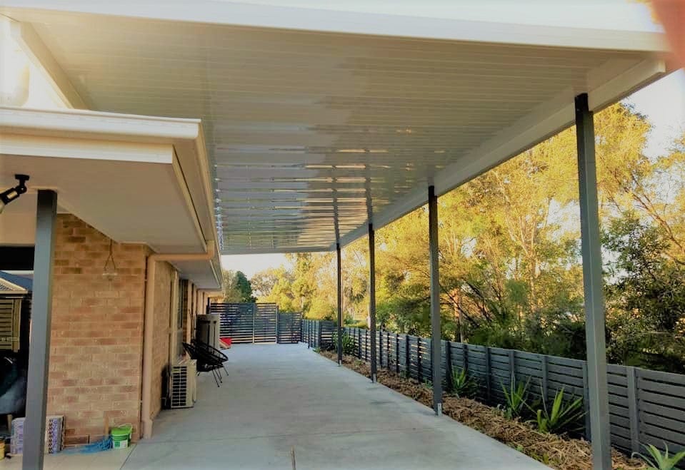 Non-Insulated Flyover Patio Roof - 10m x 5m- Supply & Install QHI National
