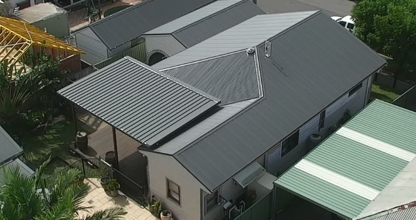 Non-Insulated Flyover Patio Roof - 7m x 5m- Supply & Install QHI National
