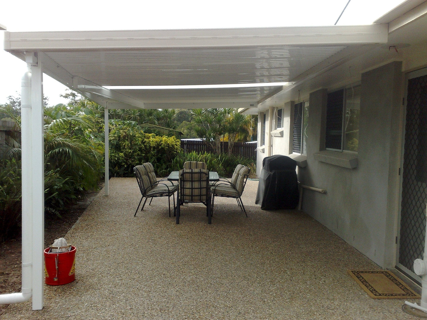 NON-INSULATED Skillion Patio - 5m x 5m -  Supply & Install QHI National
