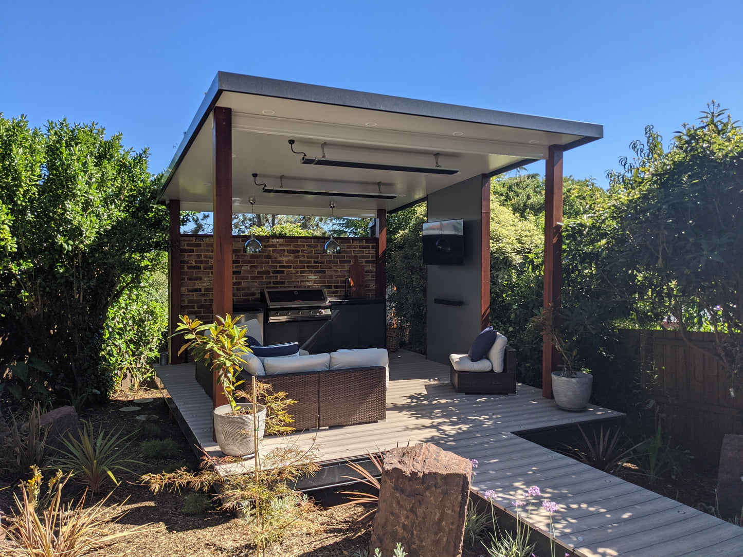 NON-INSULATED Skillion Patio - 6m x 6m- Supply & Install QHI National