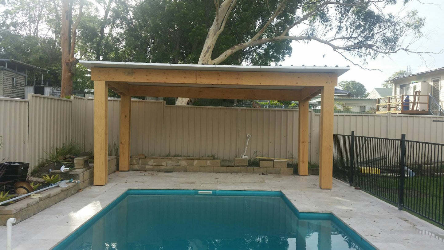 NON-INSULATED Skillion Patio - 7m x 3m- Supply & Install QHI National