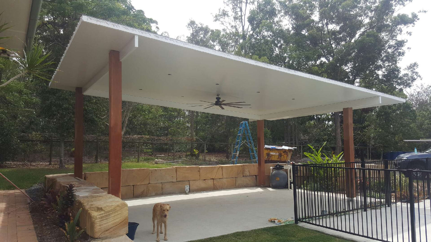 NON-INSULATED Skillion Patio - 7m x 3m- Supply & Install QHI National