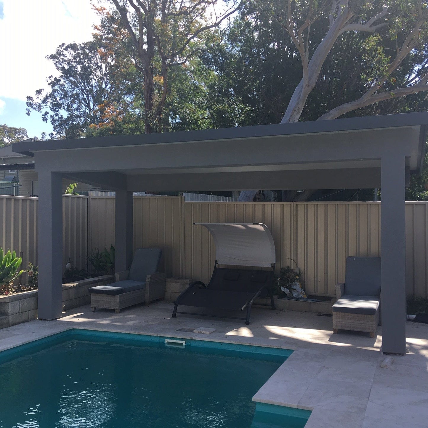 NON-INSULATED Skillion Patio - 8m x 5m- Supply & Install QHI National