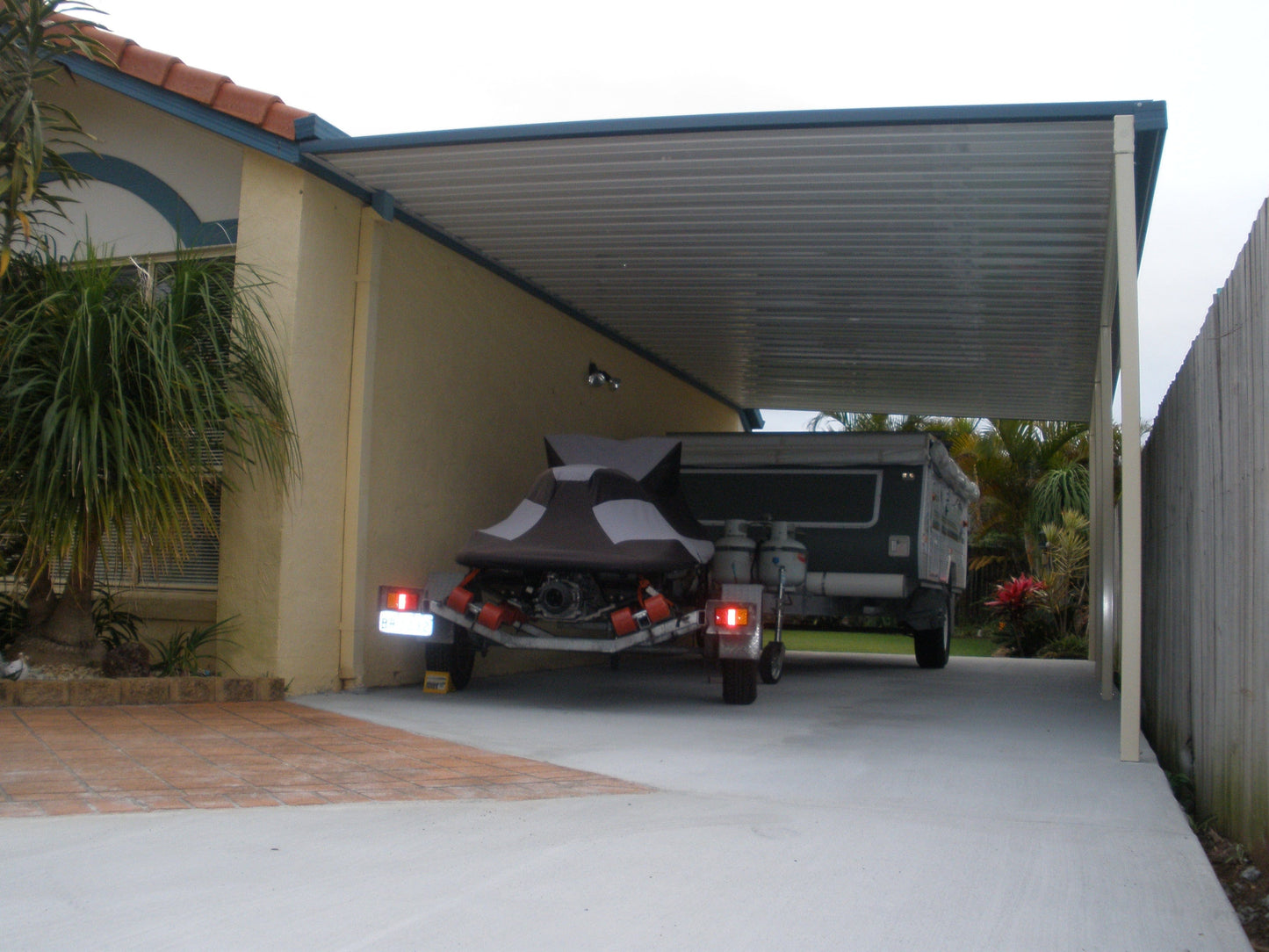 Skillion Carport - 7m x 4m- Supply & Install QHI National