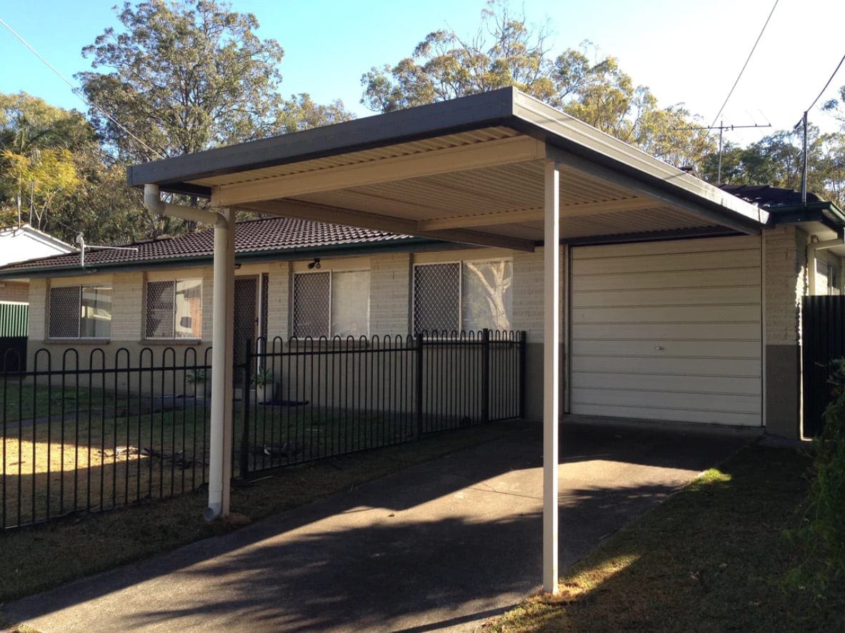 Skillion Carport Freestanding - 6m x 3m- Supply & Install QHI National