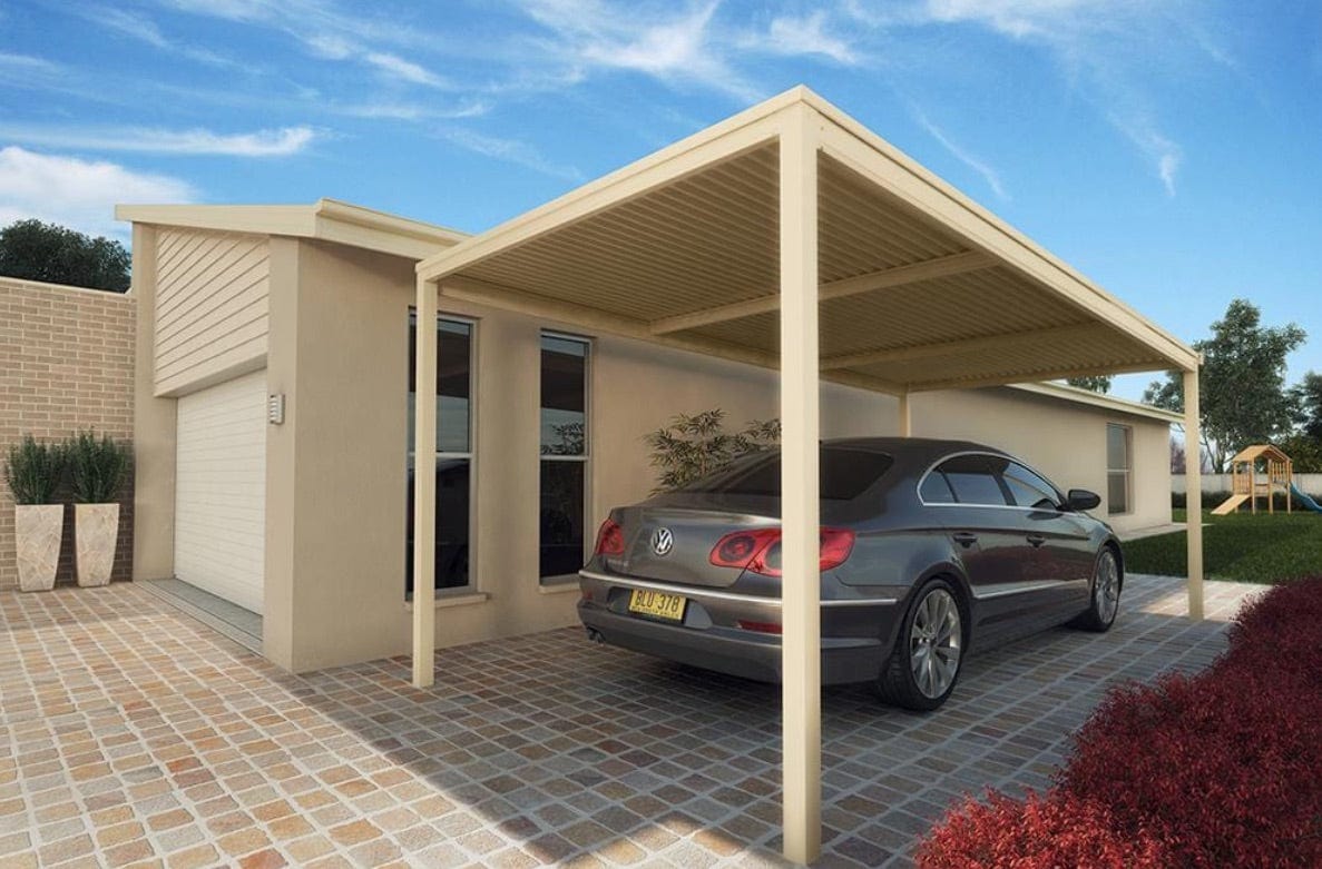 Skillion Carport Freestanding - 6m x 3m- Supply & Install QHI National