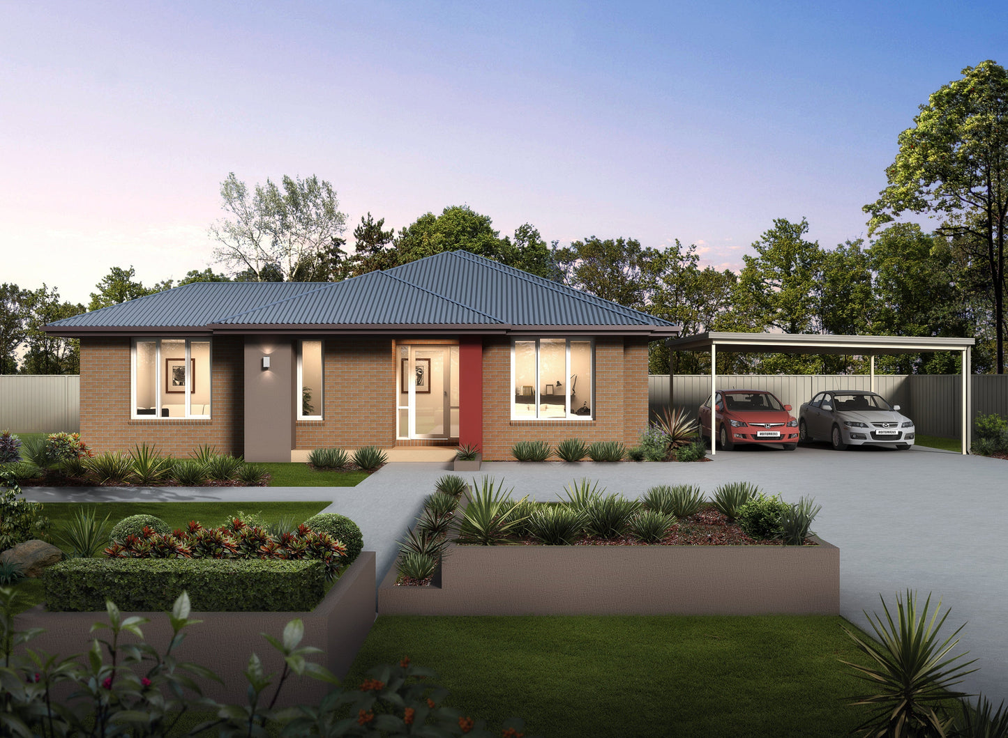 Skillion Carport Freestanding - 6m x 6m- Supply & Install QHI National