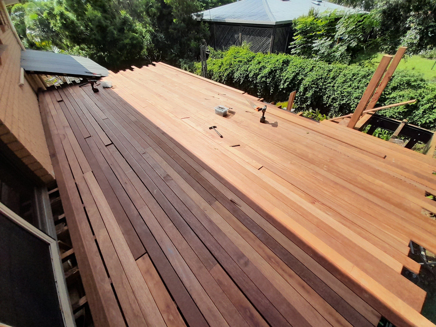 Supply & Install - Deck 6.7m(L) x 3.6m(W) and Roof 7.9m(L) x 4.55m(W) QHI National