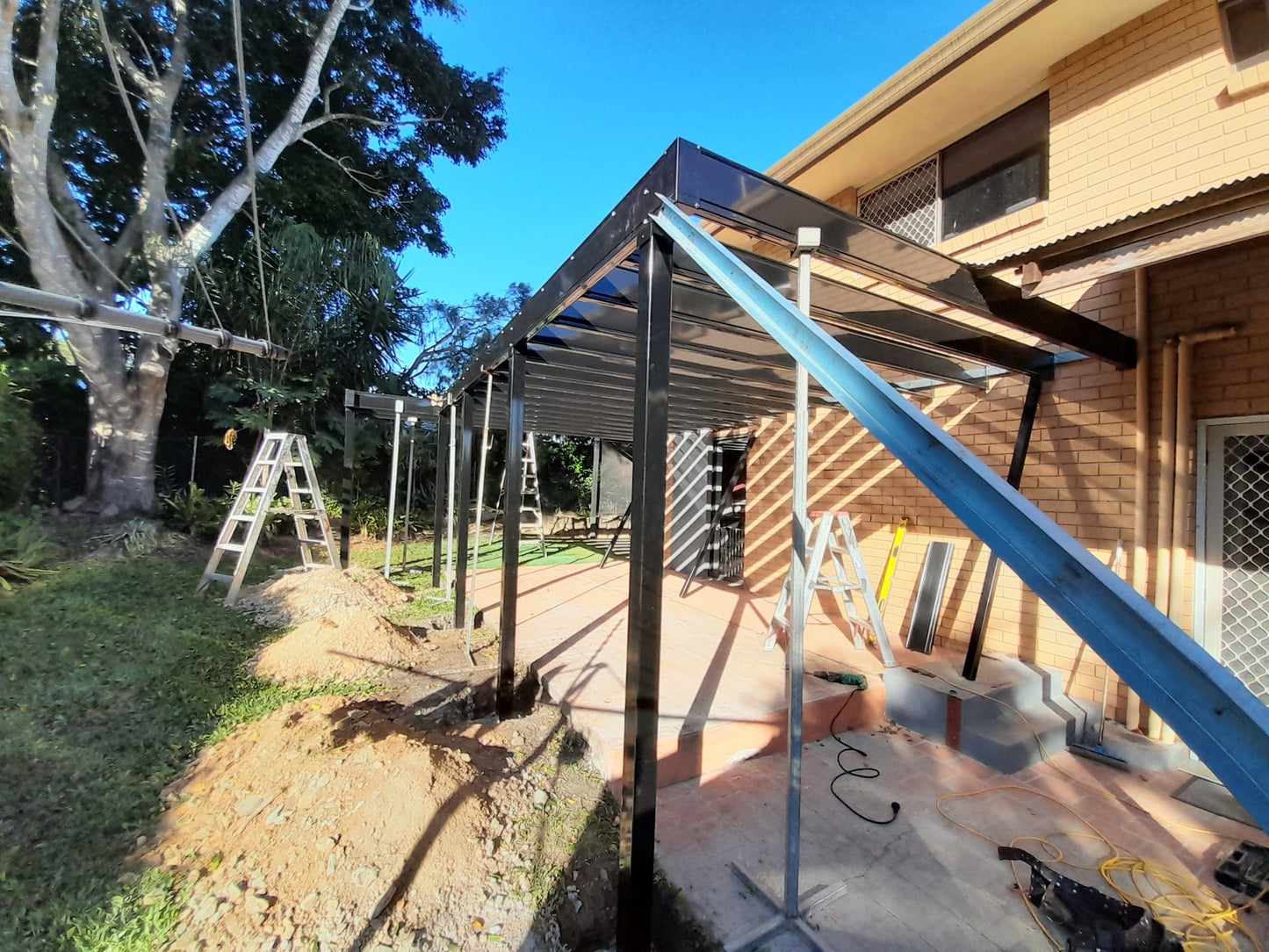 Supply & Install - Deck 6.7m(L) x 3.6m(W) and Roof 7.9m(L) x 4.55m(W) QHI National