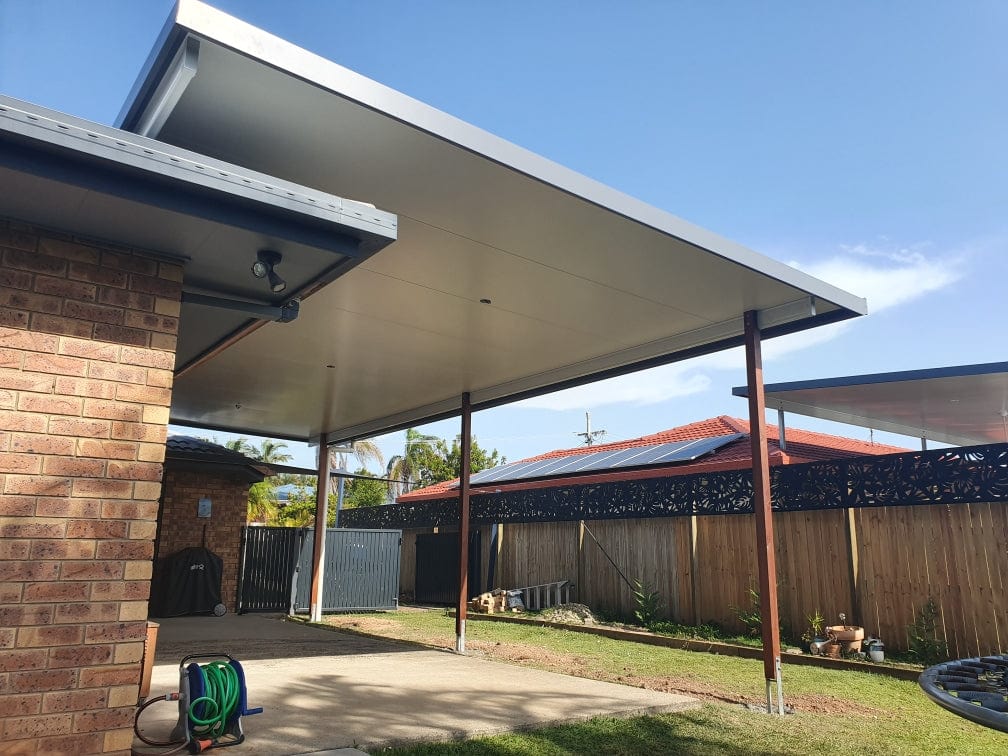 Insulated Flyover Patio Roof- 10m x 3m- Supply & Install-QHI