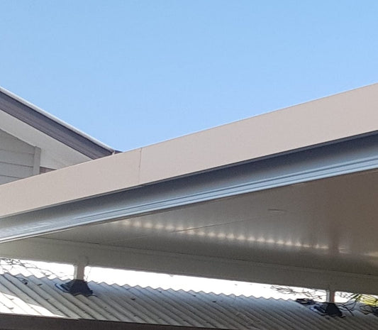 Insulated Flyover Patio Roof- 12m x 5m- Supply & Install QHI National