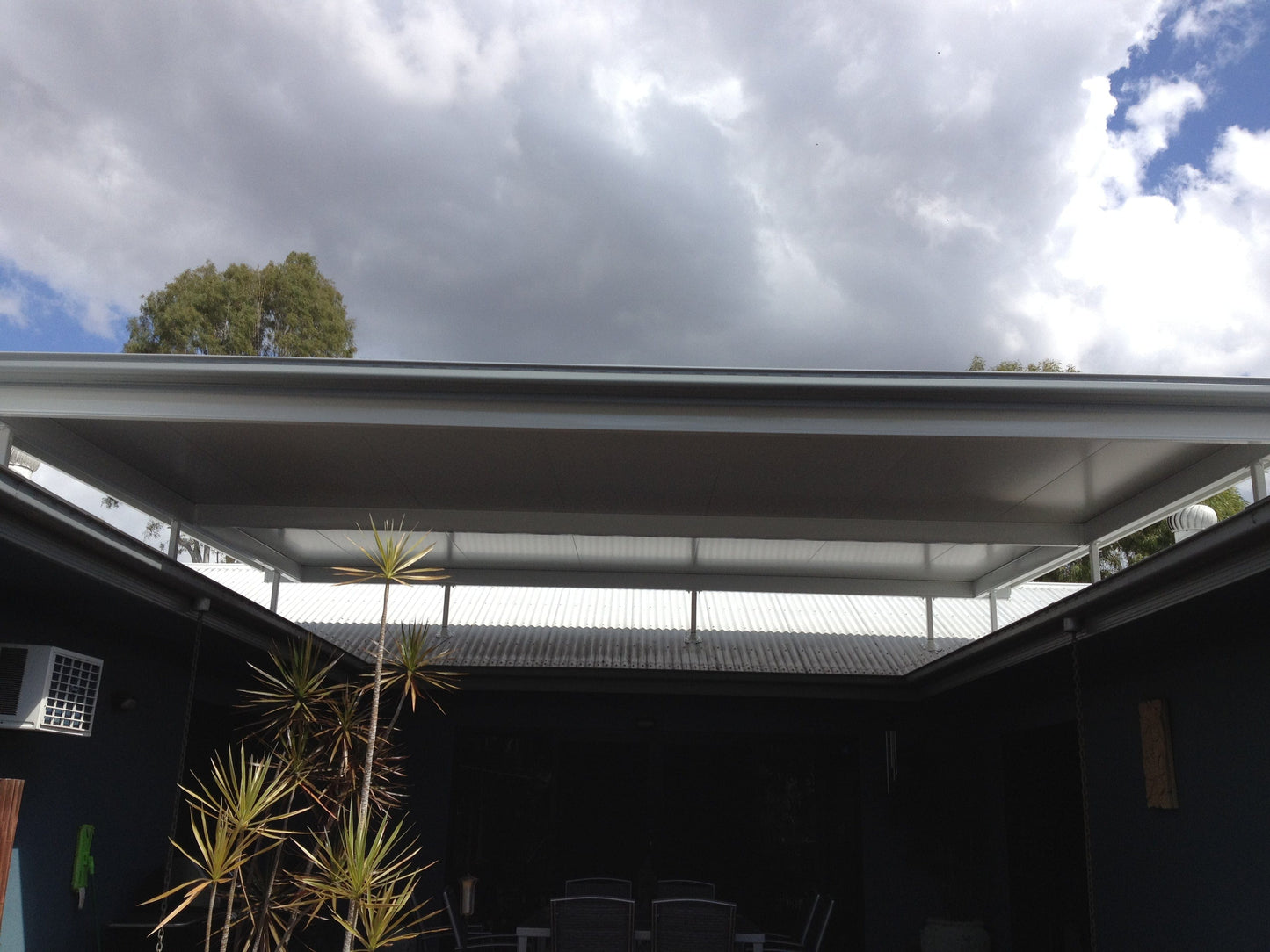 Insulated Flyover Patio Roof- 5m x 3m- Supply & Install QHI National
