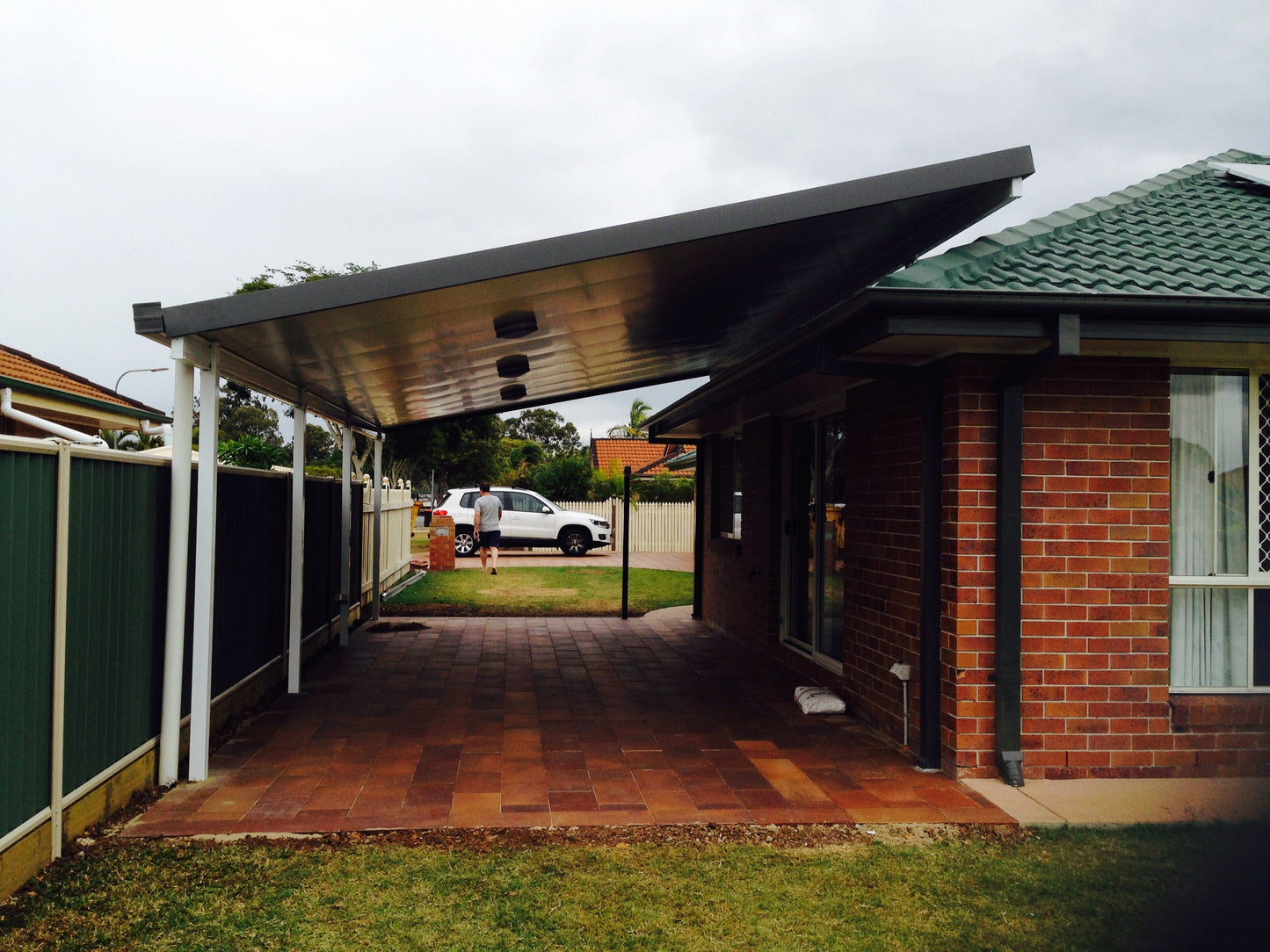 Insulated Flyover Patio Roof- 8m x 4m- Supply & Install QHI National