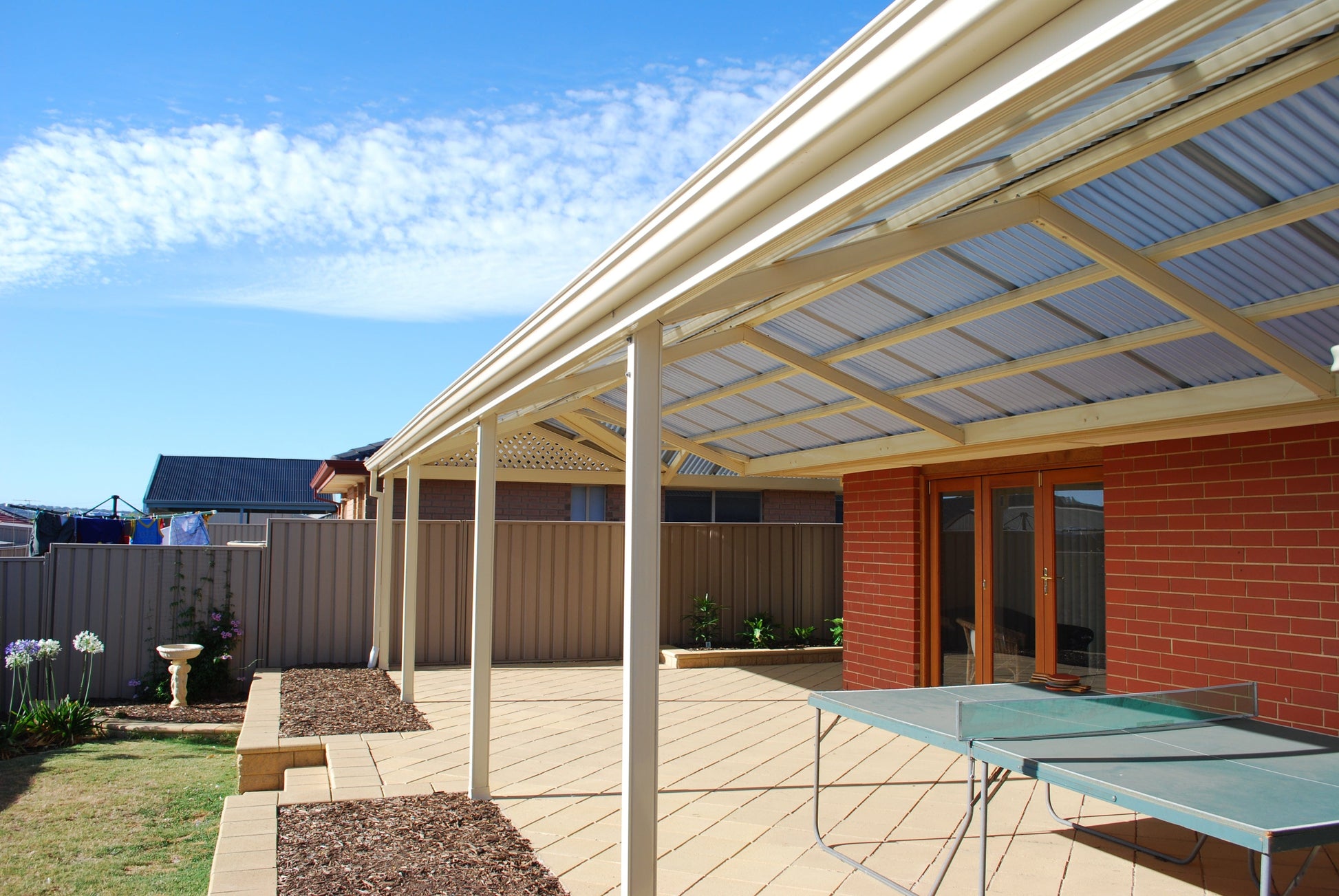 Insulated Gable Patio - 8m x 6m- Supply & Install QHI National