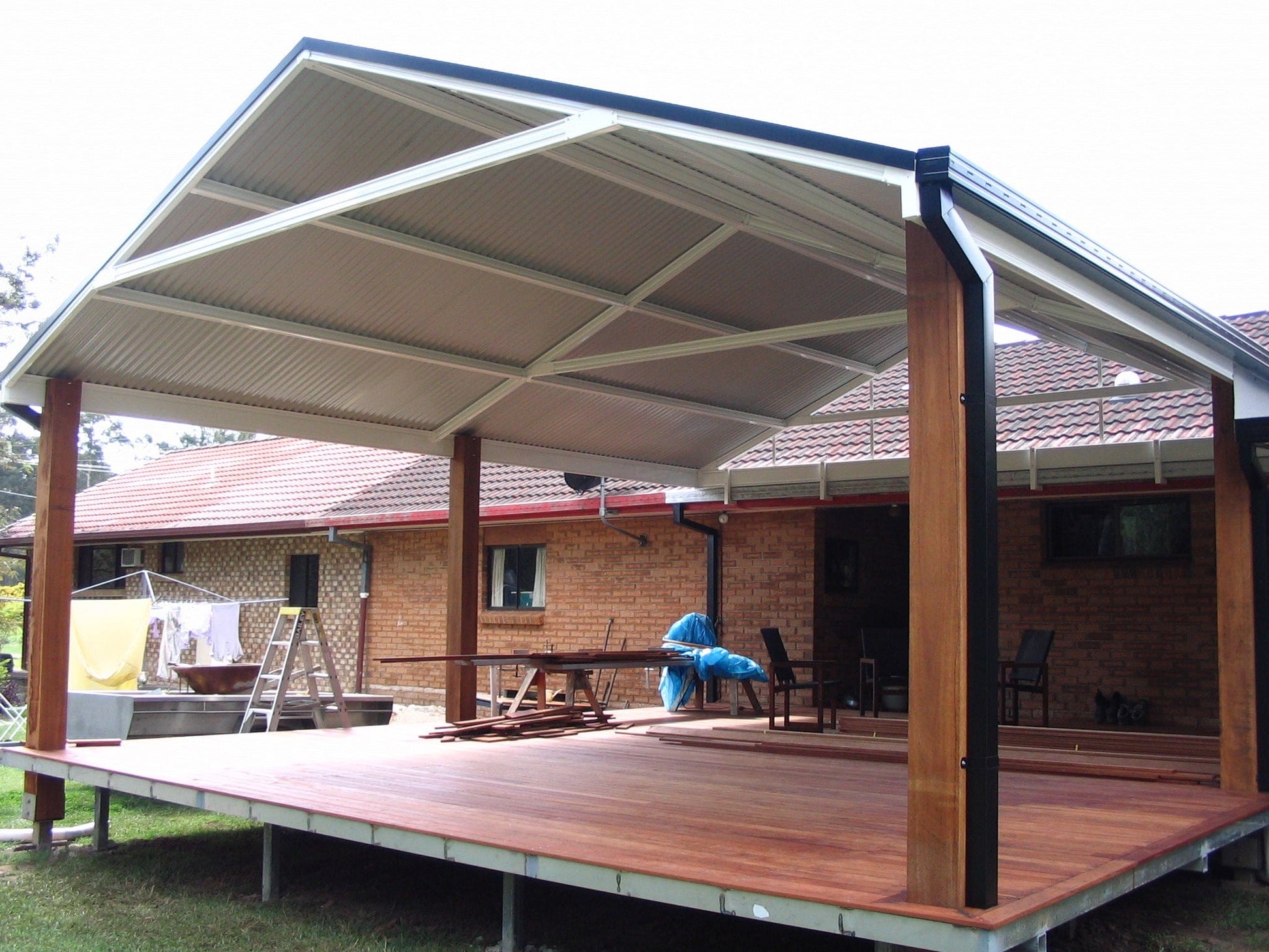 Non-Insulated Gable Patio - 6m x 4m- Supply & Install QHI National
