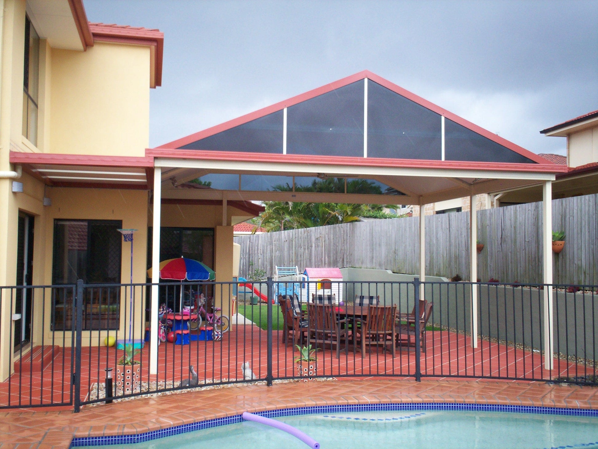 Non-Insulated Gable Patio - 7m x 4m- Supply & Install QHI National