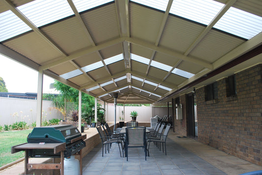 Non-Insulated Gable Patio - 9m x 4m - Supply & Install QHI National