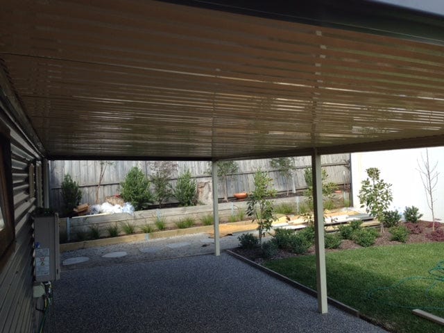 NON-INSULATED Skillion Patio - 10m x 4m-  Supply & Install QHI National