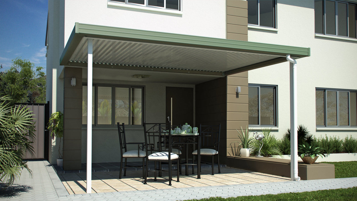 NON-INSULATED Skillion Patio - 8m x 5m-  Supply & Install QHI National
