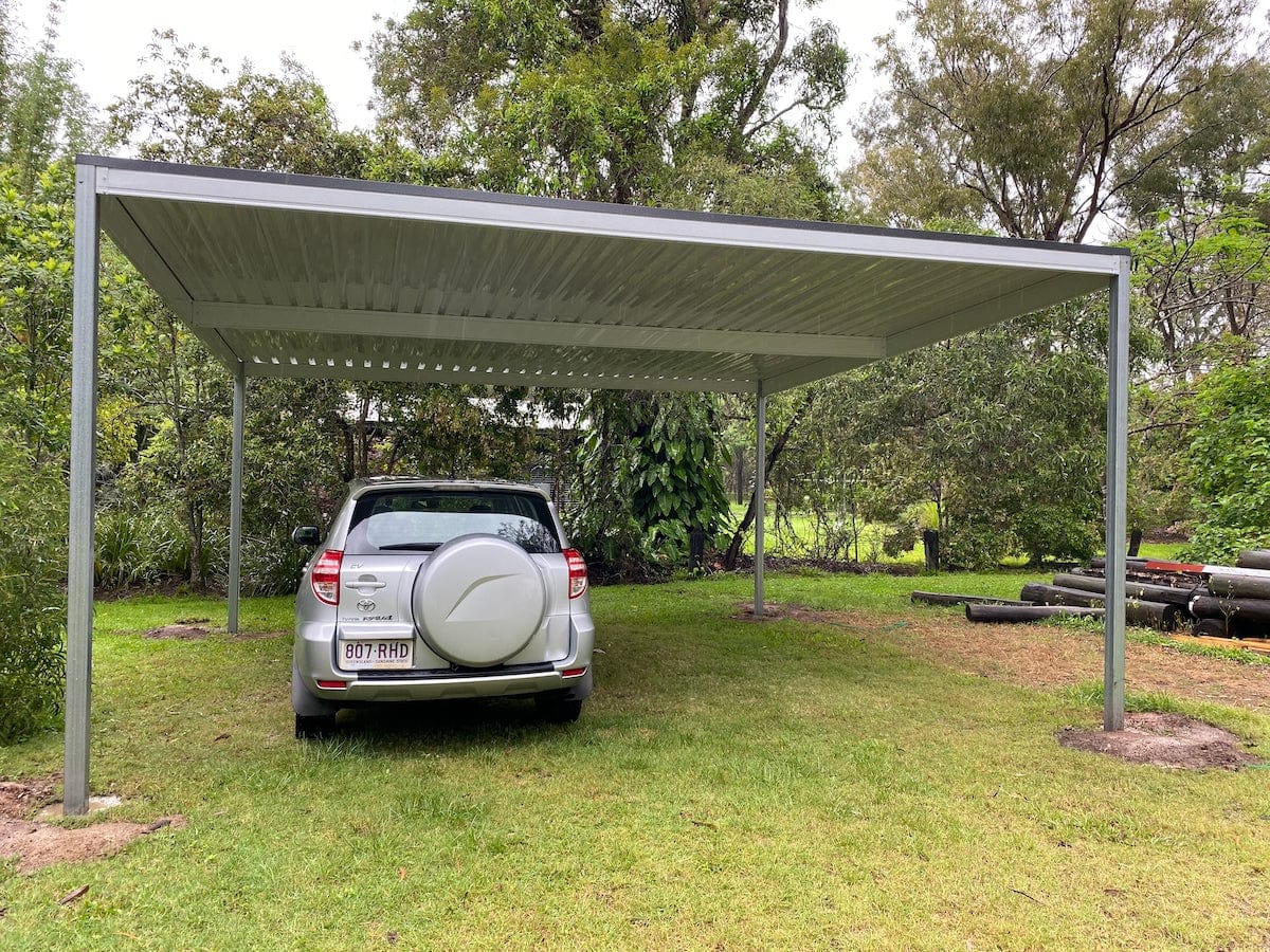 Skillion Carport Freestanding  - 6m x 6m- Supply & Install QHI National